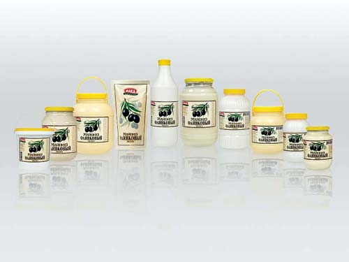 Майонез 2. Дизайн наклеек и этикеток. Образец этикетки