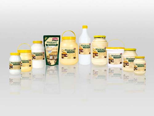 Майонез 3. Портфолио. Пример разработки этикетки для майонеза