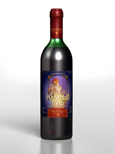 “Млечный путь” (бутылка, разработка дизайна этикеток)