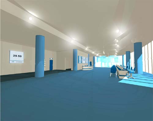 Проект оформления торгового центра. Дизайн элементов интерьера. ULTRA Connect 16