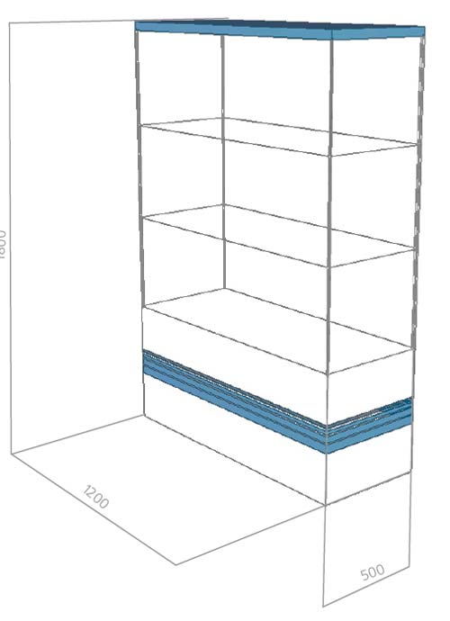 Оформление торговой зоны. Дизайн элементов интерьра магазина ULTRA Connect 21