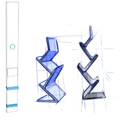 Оформление торговой зоны. Дизайн подставки под полиграфию. ULTRA Connect 22