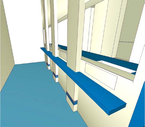 ULTRA Connect 7. Разработка дизайна торгового центра. Элемент дизайна помещения